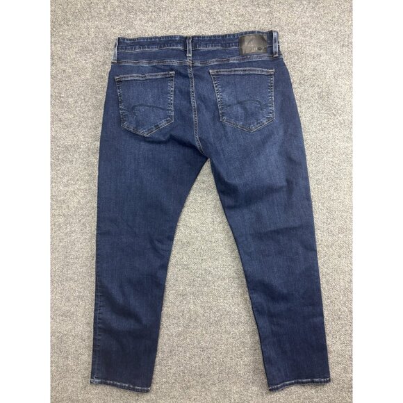 Mavi Marcus Jeans Mens 35x30 Dark Wash Blue Slim Straight Leg Stretch Denim - Picture 8 of 10